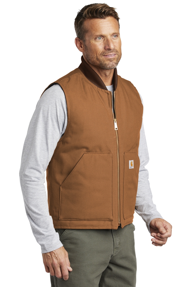 Flagship Builders Carhartt ® Duck Vest – PrecisionSwag.com