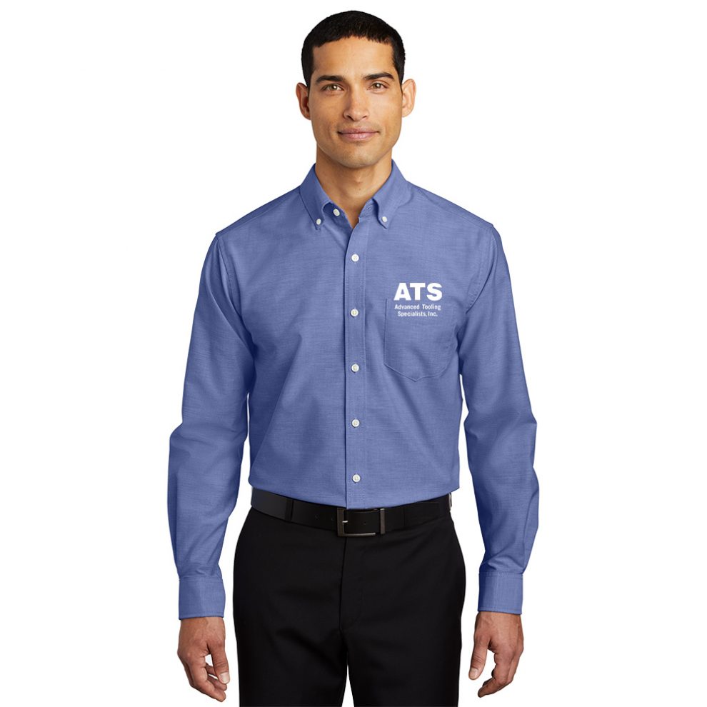 ATS/AFS Port Authority® SuperPro™ Oxford Shirt S658 – PrecisionSwag.com