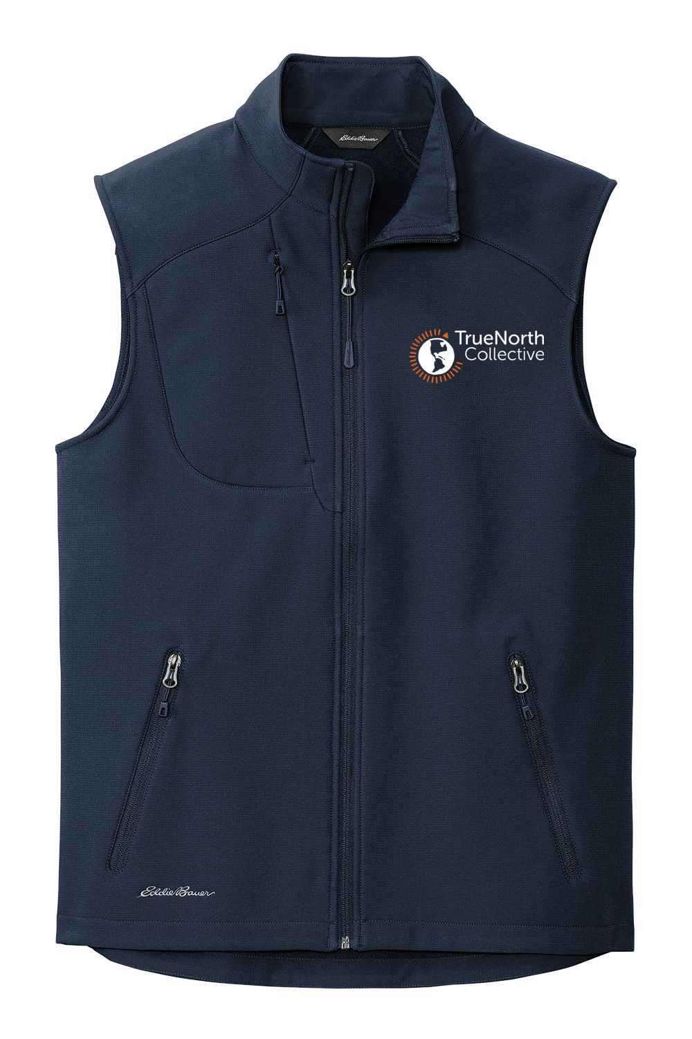 True North EB546 Eddie Bauer® Stretch Soft Shell Vest - River Blue Navy