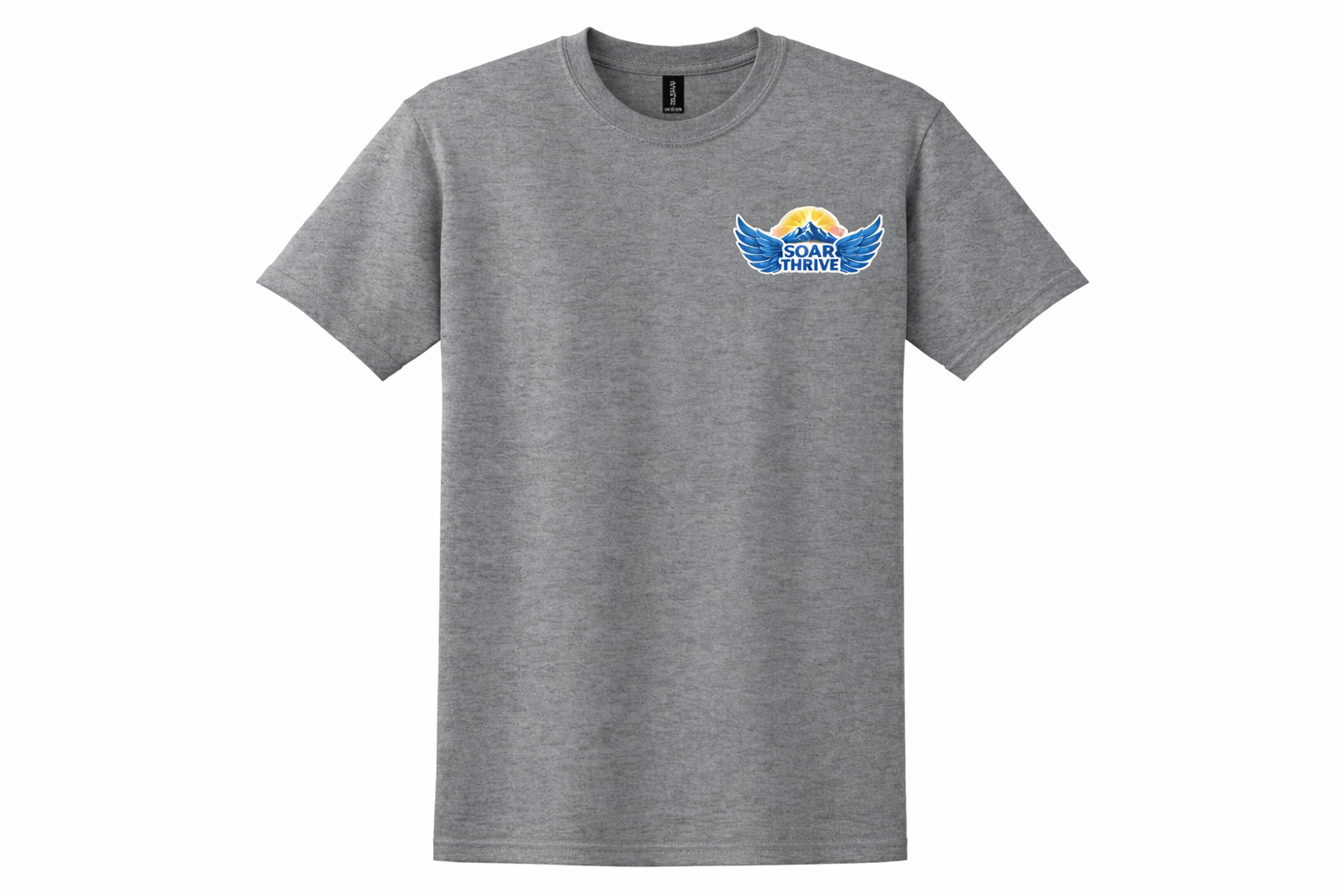 Soar Thrive Gildan® DryBlend® 50 Cotton/50 Poly T-Shirt 8000 Graphite Heather