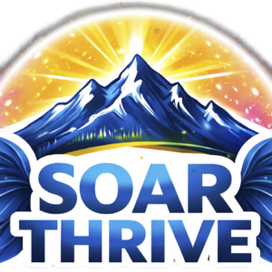 Soar Thrive Sticker 11" wide x 5" high