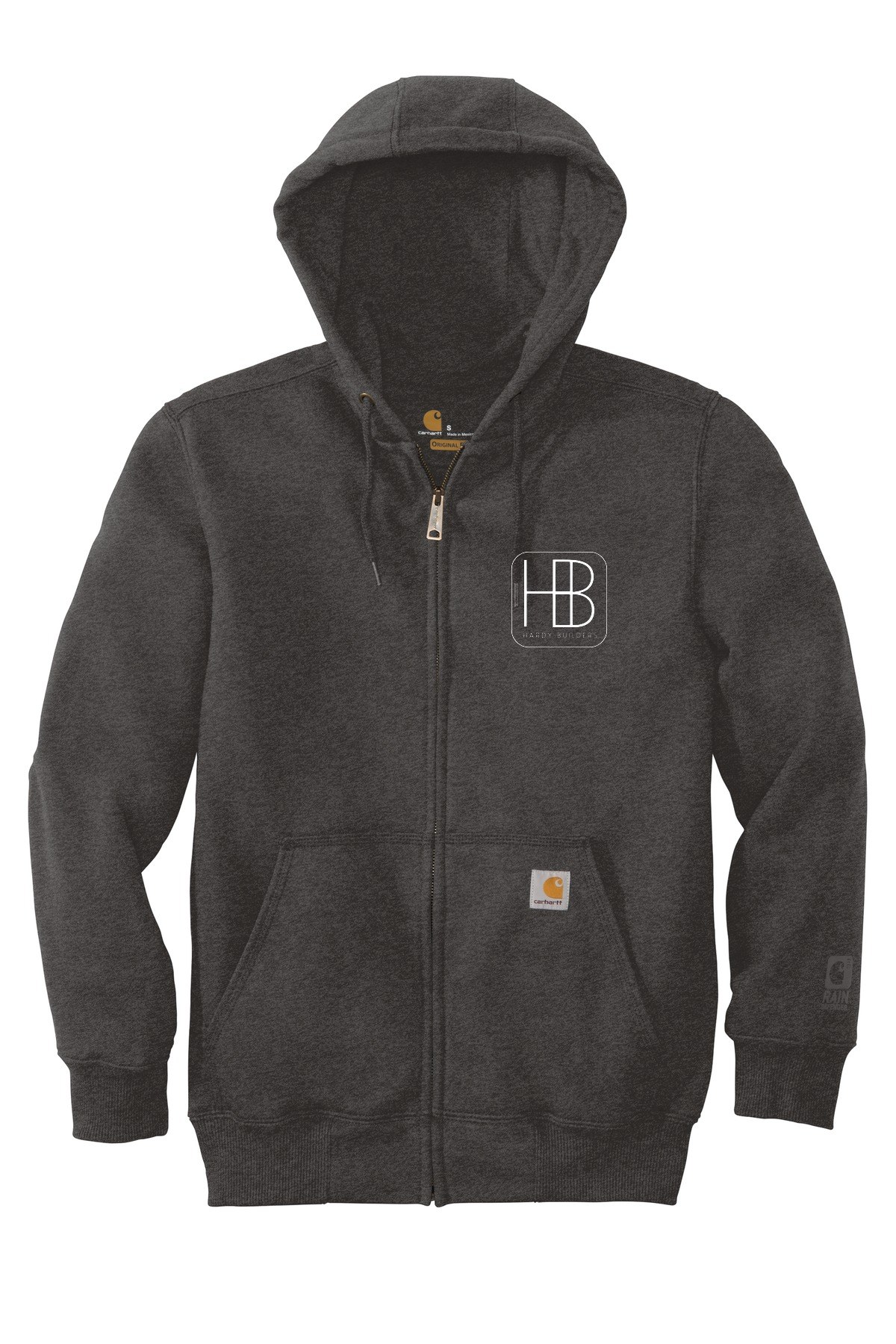 Carhartt Rain Defender Paxton Heavyweight Hooded Zip-Front Sweatshirt. CT100614 - Image 6
