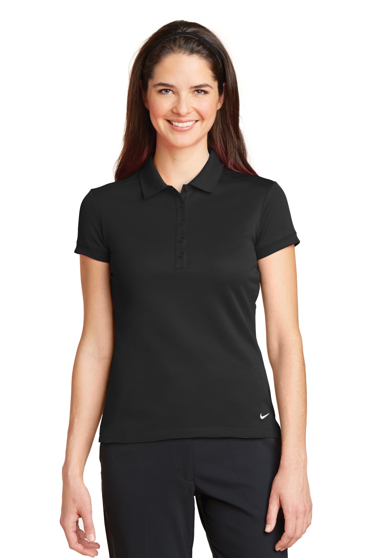 Nike Women's Dri-FIT Solid Icon Pique Modern Fit Polo. 746100 - Image 3