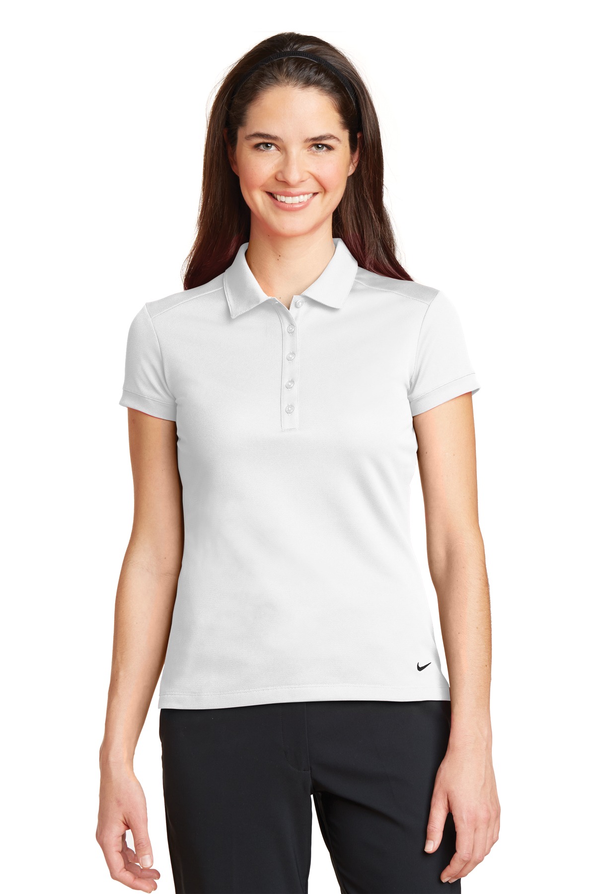 Nike Women's Dri-FIT Solid Icon Pique Modern Fit Polo. 746100 - Image 9