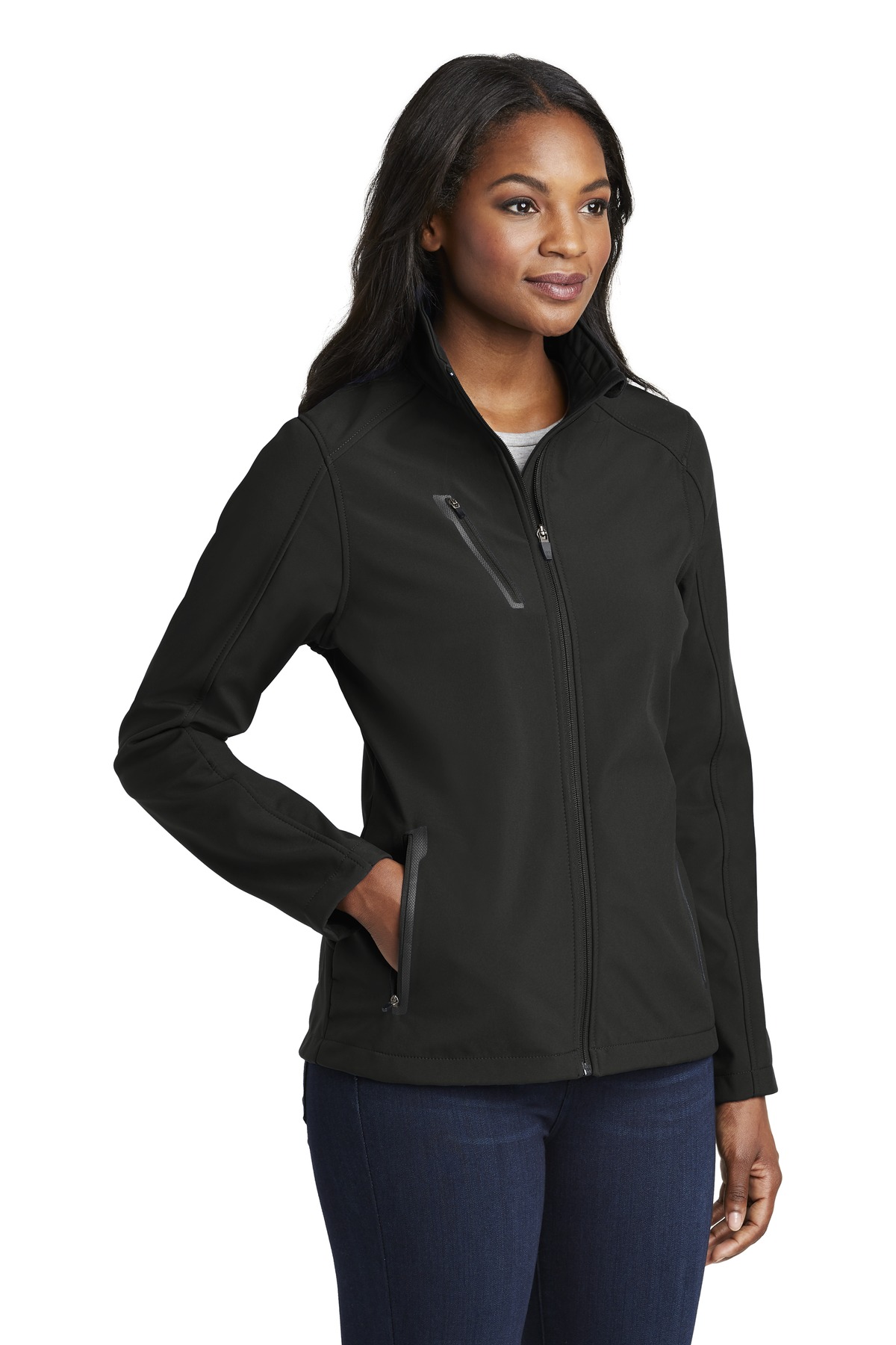 Port Authority Women's Welded Soft Shell Jacket. L324 - Image 6