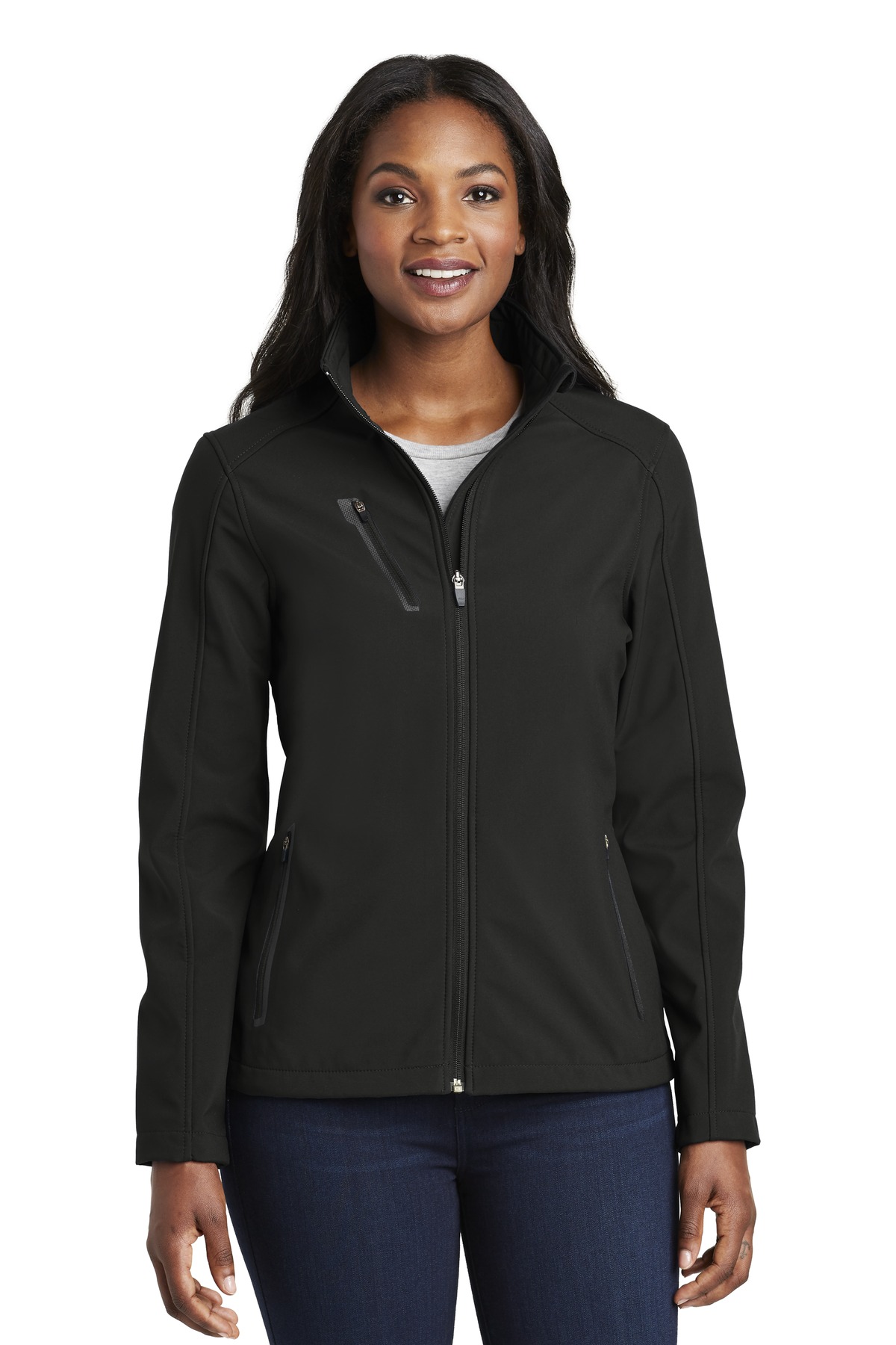 Port Authority Women's Welded Soft Shell Jacket. L324 - Image 3